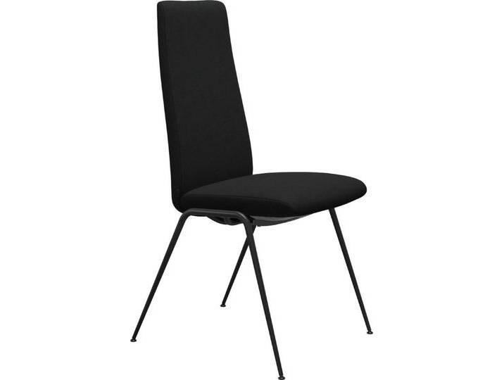 Stressless® Polsterstuhl Laurel, High Back, Größe M, mit Beinen aus Stahl in Schwarz matt, schwarz, chestnut DINAMICA von Stressless