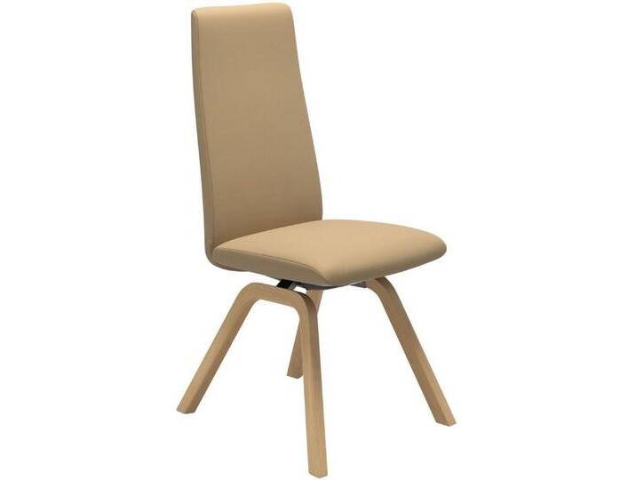 Stressless® Polsterstuhl Laurel, High Back, Größe M, mit schräggestellten Beinen in Eiche natur, braun, sand PALOMA von Stressless