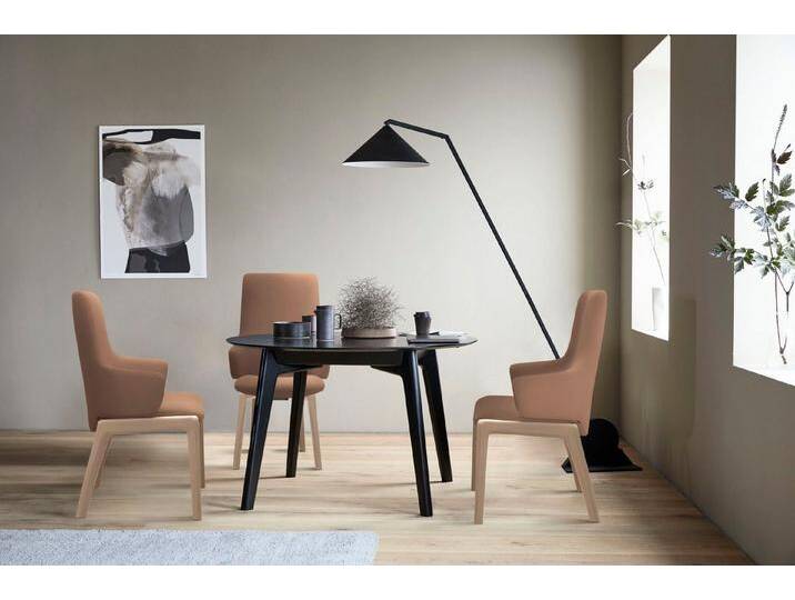 Stressless® Polsterstuhl Laurel, High Back mit Armlehne, Größe L, mit abgerundeten Beinen in Schwarz, braun, latte BATICK von Stressless