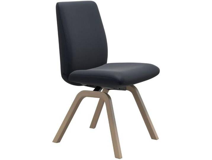 Stressless® Polsterstuhl Laurel, Low Back, Größe L, mit schräggestellten Beinen in Eiche natur, blau, shadow blue PALOMA von Stressless