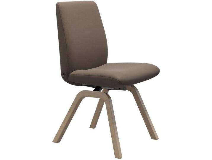 Stressless® Polsterstuhl Laurel, Low Back, Größe L, mit schräggestellten Beinen in Eiche natur, grau, mole BATICK von Stressless