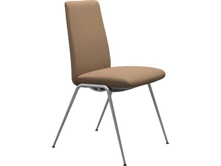 Stressless® Polsterstuhl Laurel, Low Back, Größe M, mit Beinen aus Stahl in Chrom matt, braun, sand DINAMICA von Stressless
