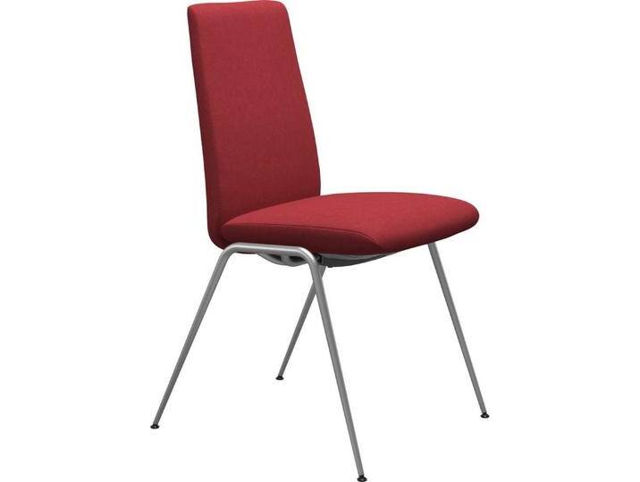 Stressless® Polsterstuhl Laurel, Low Back, Größe M, mit Beinen aus Stahl in Chrom matt, grau, berry red DINAMICA von Stressless