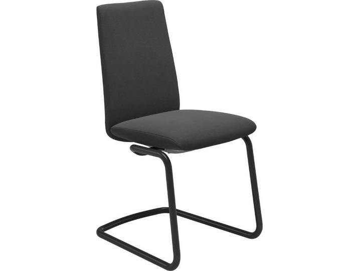 Stressless® Polsterstuhl Laurel, Low Back, Größe M, mit Beinen aus Stahl in Schwarz matt, grau, charcoal DINAMICA von Stressless