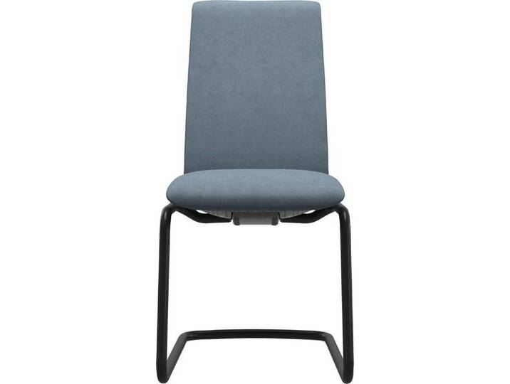 Stressless® Polsterstuhl Laurel, Low Back, Größe M, mit Beinen aus Stahl in Schwarz matt, grau, light blue DINAMICA von Stressless