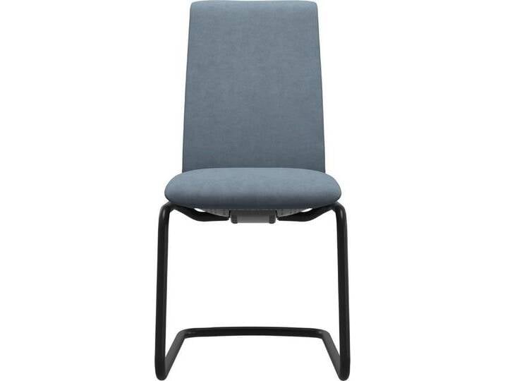 Stressless® Polsterstuhl Laurel, Low Back, Größe M, mit Beinen aus Stahl in Schwarz matt, grau, light blue DINAMICA von Stressless
