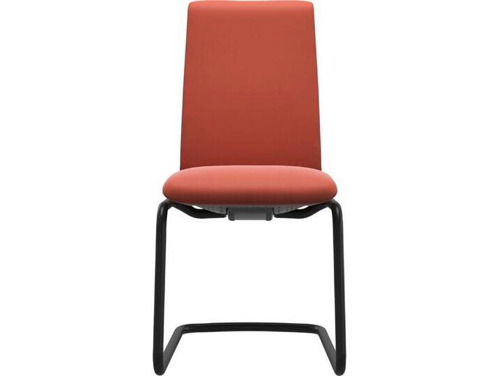 Stressless® Polsterstuhl Laurel, Low Back, Größe M, mit Beinen aus Stahl in Schwarz matt, rot, henna BATICK von Stressless