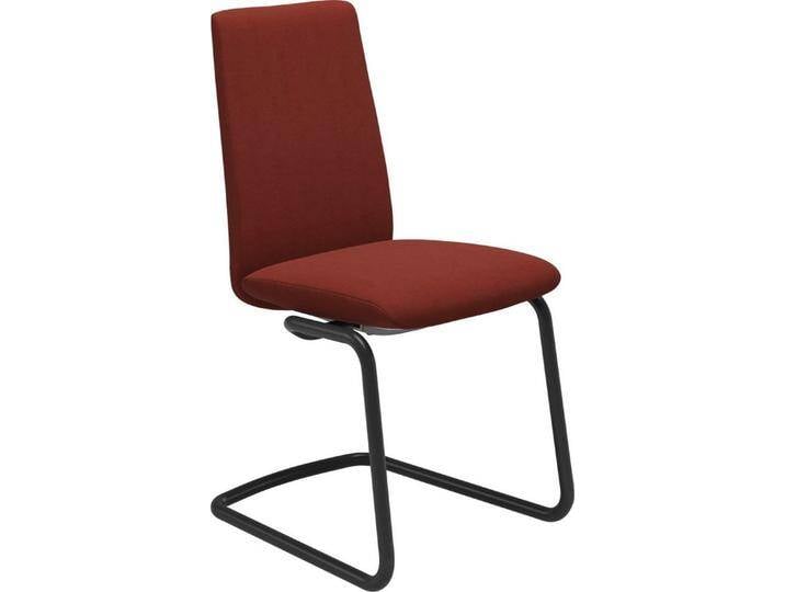 Stressless® Polsterstuhl Laurel, Low Back, Größe M, mit Beinen aus Stahl in Schwarz matt, rot, red DINAMICA von Stressless