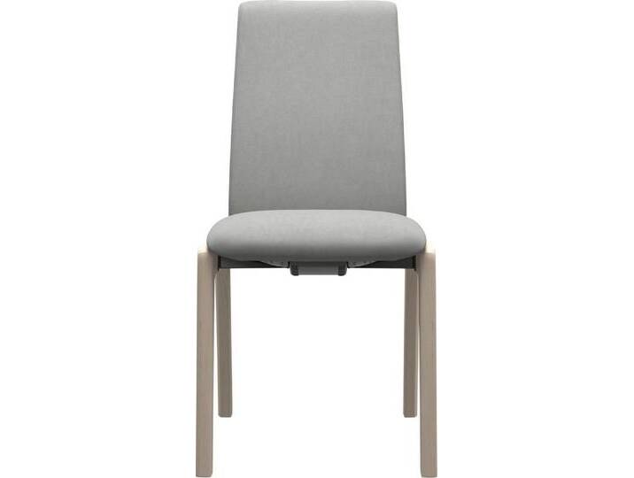 Stressless® Polsterstuhl Laurel, Low Back, Größe M, mit abgerundeten Beinen in Eiche gekalkt, blau, grey DINAMICA von Stressless