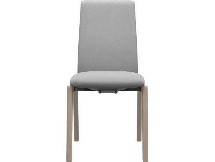 Stressless® Polsterstuhl Laurel, Low Back, Größe M, mit abgerundeten Beinen in Eiche gekalkt, blau, grey DINAMICA von Stressless