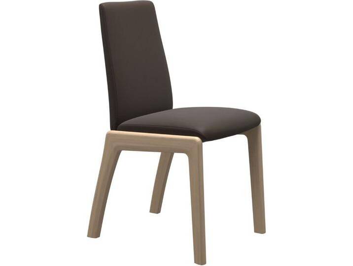 Stressless® Polsterstuhl Laurel, Low Back, Größe M, mit abgerundeten Beinen in Eiche natur, braun, brown BATICK von Stressless