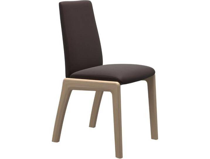 Stressless® Polsterstuhl Laurel, Low Back, Größe M, mit abgerundeten Beinen in Eiche natur, braun, chocolate PALOMA von Stressless