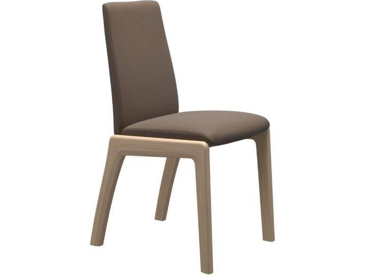 Stressless® Polsterstuhl Laurel, Low Back, Größe M, mit abgerundeten Beinen in Eiche natur, grau, mole BATICK von Stressless