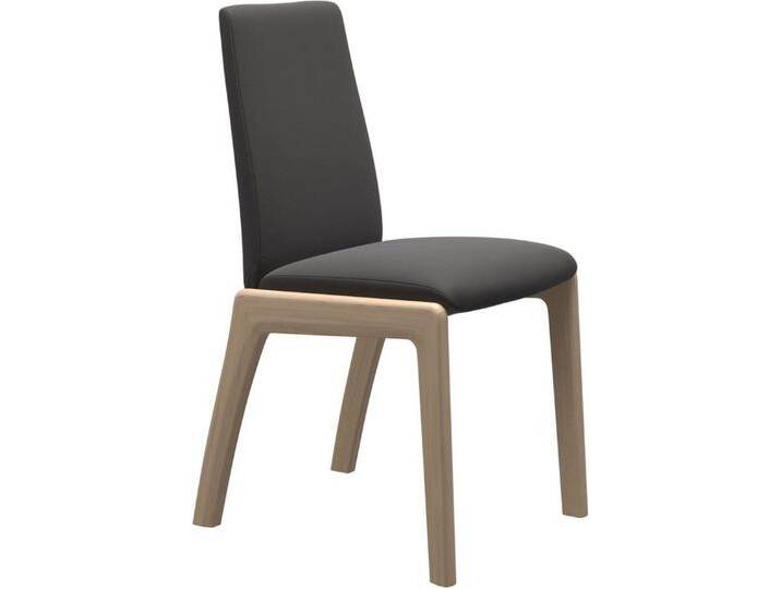 Stressless® Polsterstuhl Laurel, Low Back, Größe M, mit abgerundeten Beinen in Eiche natur, grau, rock PALOMA von Stressless