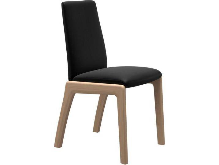Stressless® Polsterstuhl Laurel, Low Back, Größe M, mit abgerundeten Beinen in Eiche natur, schwarz, black BATICK von Stressless