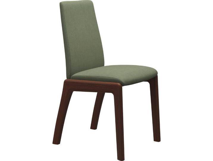 Stressless® Polsterstuhl Laurel, Low Back, Größe M, mit abgerundeten Beinen in Walnuss, schwarz, green DINAMICA von Stressless