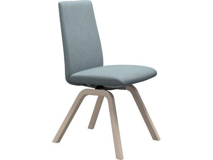 Stressless® Polsterstuhl Laurel, Low Back, Größe M, mit schräggestellten Beinen in Eiche gekalkt, braun, aqua DINAMICA von Stressless