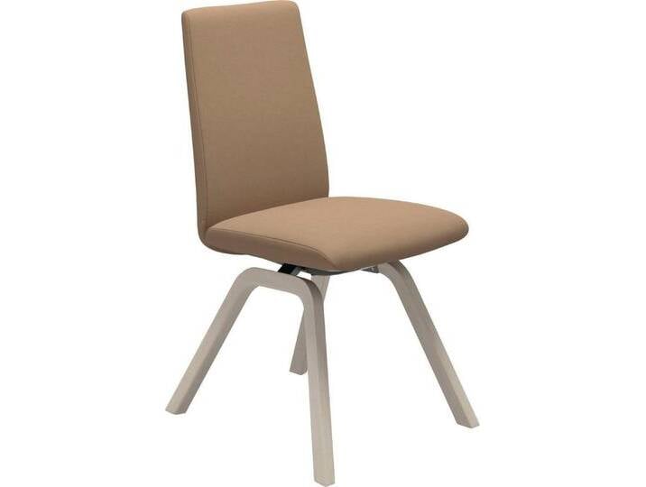 Stressless® Polsterstuhl Laurel, Low Back, Größe M, mit schräggestellten Beinen in Eiche gekalkt, braun, sand DINAMICA von Stressless