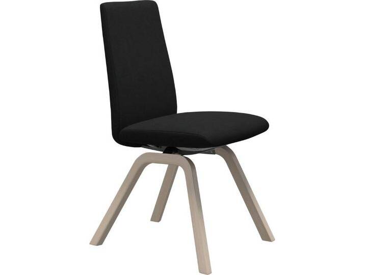 Stressless® Polsterstuhl Laurel, Low Back, Größe M, mit schräggestellten Beinen in Eiche gekalkt, rot, black DINAMICA von Stressless