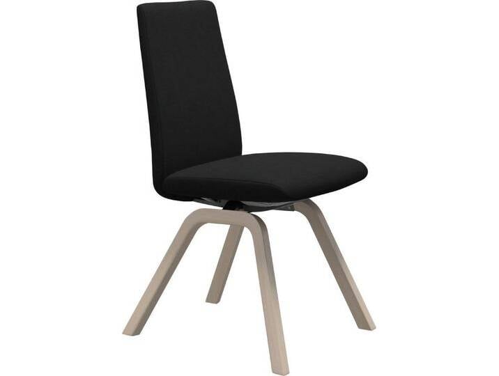 Stressless® Polsterstuhl Laurel, Low Back, Größe M, mit schräggestellten Beinen in Eiche gekalkt, rot, black DINAMICA von Stressless