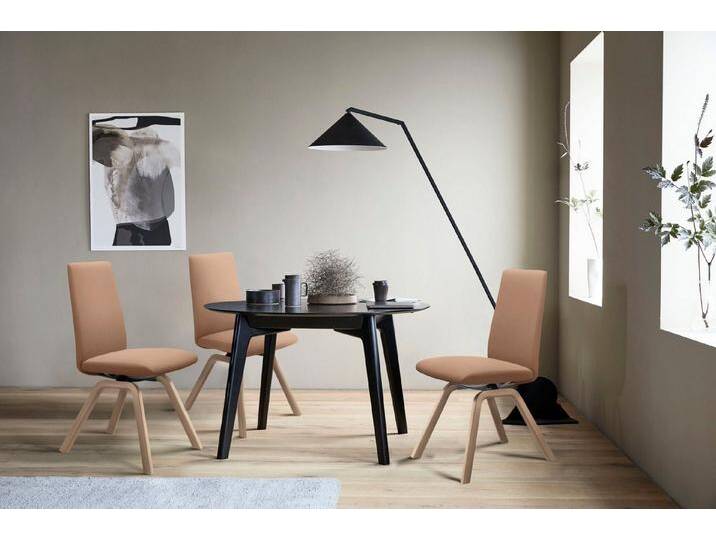 Stressless® Polsterstuhl Laurel, Low Back, Größe M, mit schräggestellten Beinen in Eiche natur, braun, sand DINAMICA von Stressless