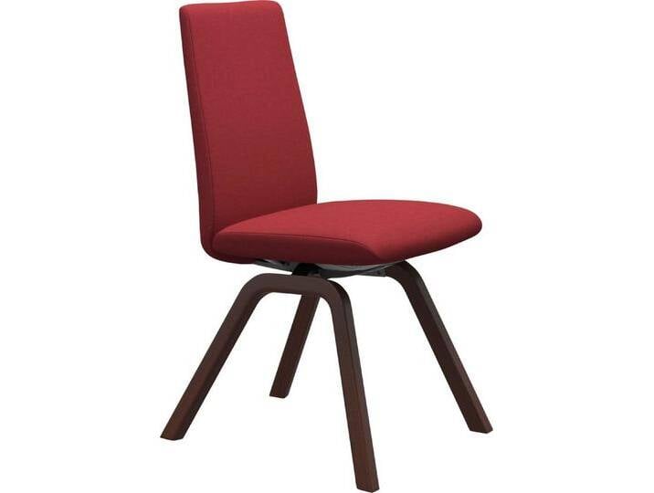 Stressless® Polsterstuhl Laurel, Low Back, Größe M, mit schräggestellten Beinen in Walnuss, grau, berry red DINAMICA von Stressless