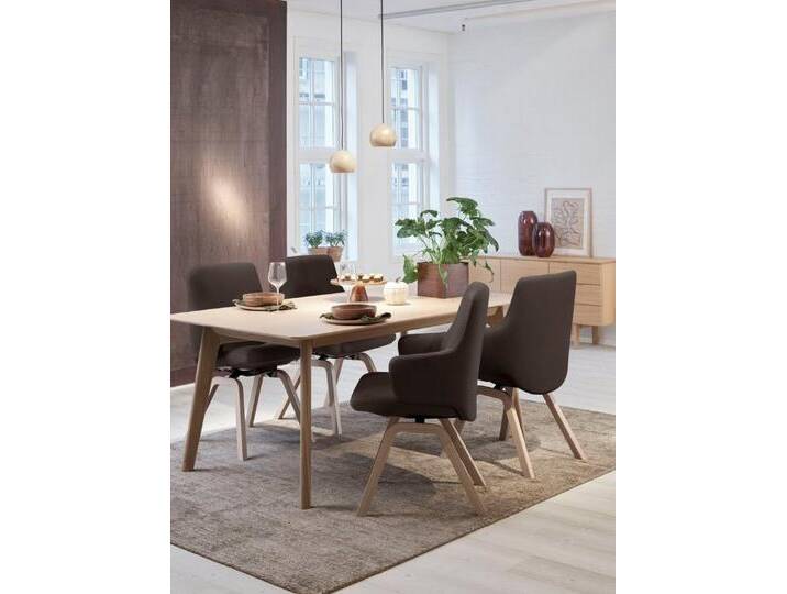 Stressless® Polsterstuhl Laurel, Low Back mit Armlehne, Größe L, mit schräggestellten Beinen in Schwarz, braun, chocolate PALOMA von Stressless