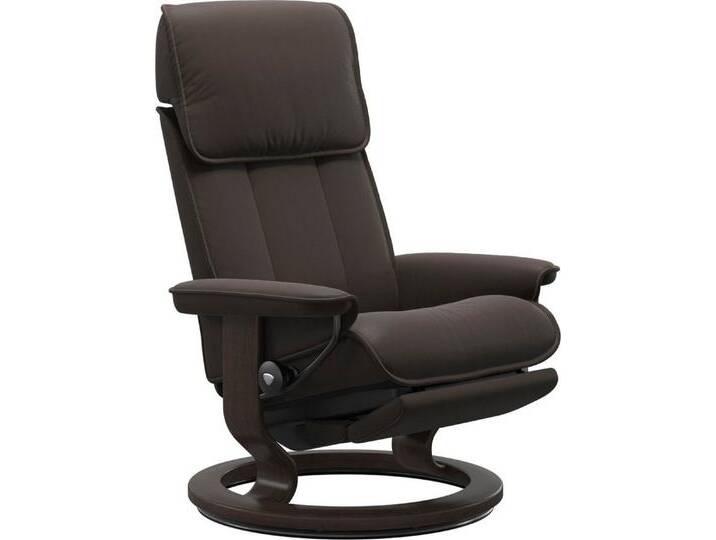 Stressless® Relaxsessel Admiral, verstellbar, Größe M & L, Gestell Wenge, braun, Classic Base Wenge-Power™ Leg & Back-ohne Akku, brown BATICK von Stressless