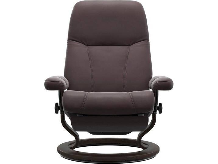 Stressless® Relaxsessel Consul, elektrisch verstellbar, Größe M & L, Classic Base Wenge-L-Power™ Leg & Back-mit Akku, bordeaux PALOMA von Stressless