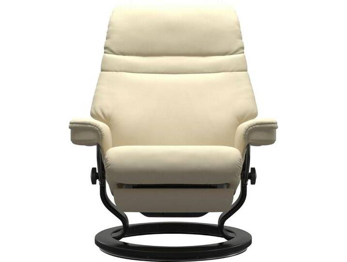 Stressless® Relaxsessel Sunrise, elektrisch verstellbar, Größe M & L, beige, Classic Base Schwarz-Größe M-Power™ Leg & Back-ohne Akku, vanilla PALOMA von Stressless