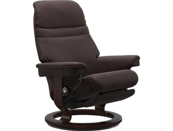 Stressless® Relaxsessel Sunrise, elektrisch verstellbar, Größe M & L, braun, Classic Base Braun-Größe L-Power™ Leg & Back-mit Akku, chocolate PALOMA von Stressless