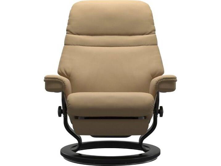Stressless® Relaxsessel Sunrise, elektrisch verstellbar, Größe M & L, braun, Classic Base Schwarz-Größe L-Power™ Leg & Back-mit Akku, sand PALOMA von Stressless