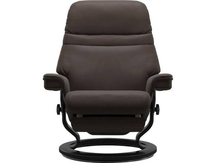 Stressless® Relaxsessel Sunrise, elektrisch verstellbar, Größe M & L, braun, Classic Base Schwarz-Größe M-Power™ Leg & Back-ohne Akku, brown BATICK von Stressless