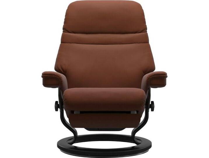 Stressless® Relaxsessel Sunrise, elektrisch verstellbar, Größe M & L, braun, Classic Base Schwarz-Größe M-Power™ Leg & Back-ohne Akku, copper PALOMA von Stressless