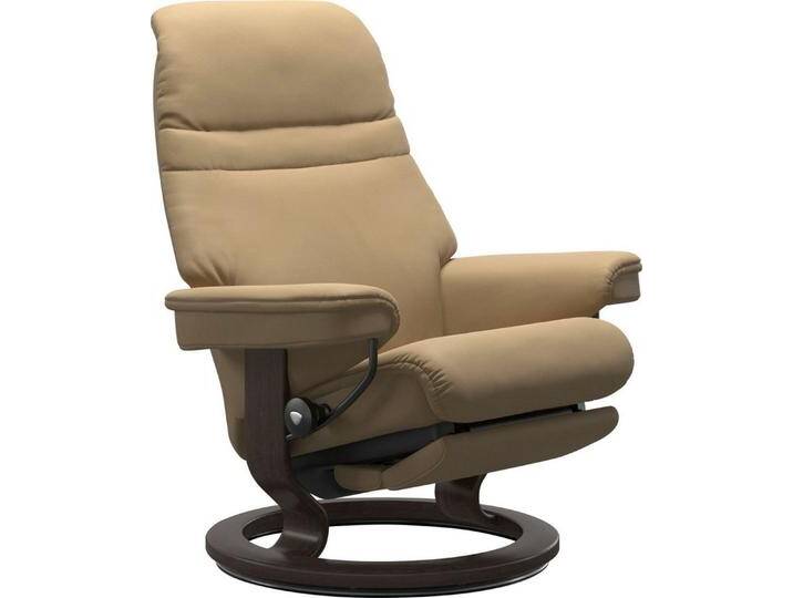Stressless® Relaxsessel Sunrise, elektrisch verstellbar, Größe M & L, braun, Classic Base Wenge-Größe L-Power™ Leg & Back-ohne Akku, sand PALOMA von Stressless