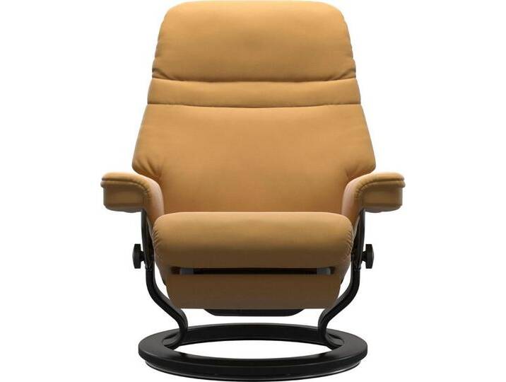 Stressless® Relaxsessel Sunrise, elektrisch verstellbar, Größe M & L, gelb, Classic Base Schwarz-Größe M-Power™ Leg & Back-mit Akku, honey PALOMA von Stressless