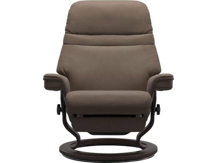 Stressless® Relaxsessel Sunrise, elektrisch verstellbar, Größe M & L, grau, Classic Base Wenge-Größe L-Power™ Leg & Back-mit Akku, mole BATICK von Stressless