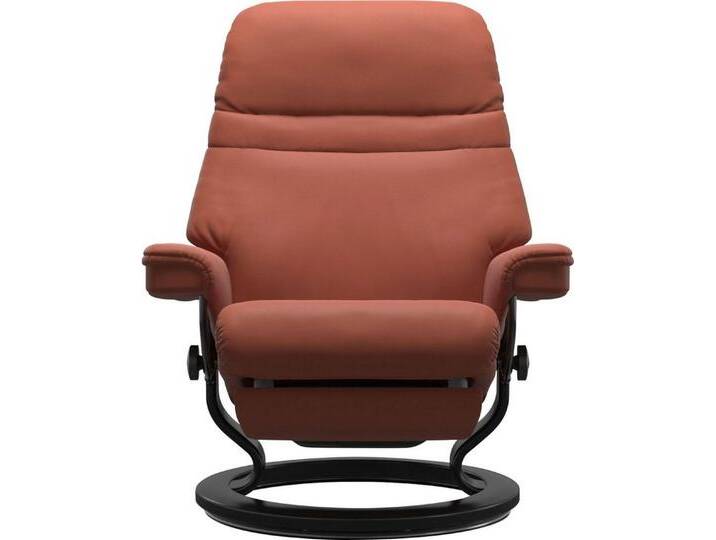 Stressless® Relaxsessel Sunrise, elektrisch verstellbar, Größe M & L, rot, Classic Base Schwarz-Größe L-Power™ Leg & Back-ohne Akku, henna PALOMA von Stressless