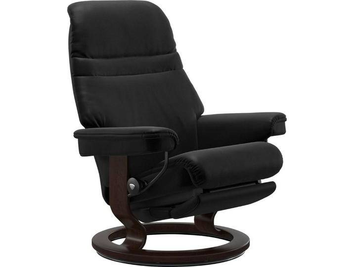 Stressless® Relaxsessel Sunrise, elektrisch verstellbar, Größe M & L, schwarz, Classic Base Braun-Größe M-Power™ Leg & Back-ohne Akku, black BATICK von Stressless