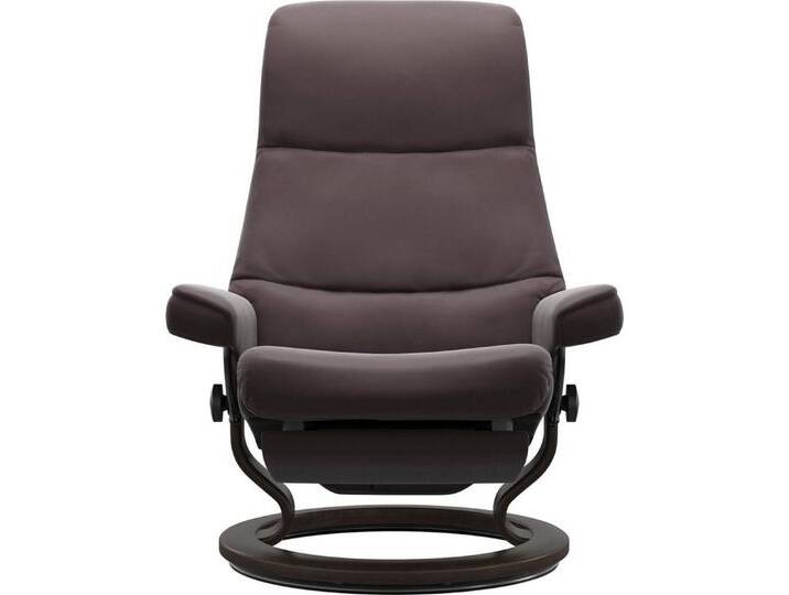 Stressless® Relaxsessel View, elektrisch verstellbar, Größe M & L, rot, Classic Base Wenge-L-Power™ Leg & Back-ohne Akku, Bordeaux PALOMA von Stressless
