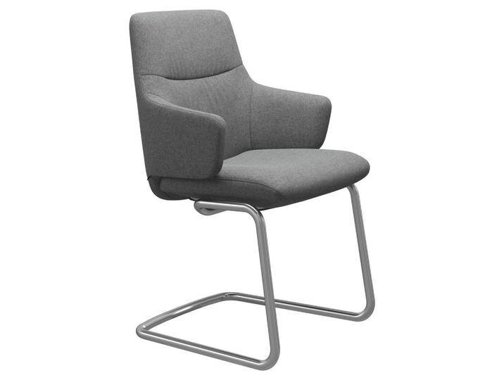 Stressless ARMLEHNSTUHL Mint, Hellgrau, Metall, C-Form, Rundrohr, 54x105x63 cm, Typenauswahl, Stoffauswahl, Lederauswahl, Esszimmer, Stühle, Stressless ARMLEHNSTUHL Mint, Hellgrau, Metall, C-Form, Rundrohr, 54x105x63 cm, Typenauswahl, Stoffauswahl, Lederauswahl, Esszimmer, Stühle, von Stressless
