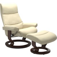 Stressless Fußhocker "View", mit Classic Base,Gestell Braun von Stressless
