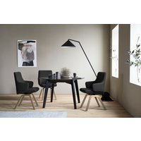 Stressless Polsterstuhl "Laurel" () Low Back mit Armlehne, Größe L, mit schräggestellten Beinen in Eiche von Stressless