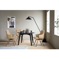 Stressless Polsterstuhl "Laurel" () Low Back mit Armlehne, Größe L, mit schräggestellten Beinen in Eiche von Stressless