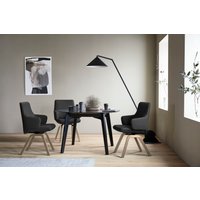 Stressless Polsterstuhl "Laurel" () Low Back mit Armlehne, Größe L, mit schräggestellten Beinen in Eiche von Stressless