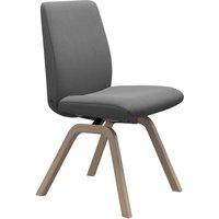 Stressless Polsterstuhl "Laurel", Microfaser DINAMICA, Low Back, Größe L, mit schräggestellten Beinen in Eiche natur von Stressless