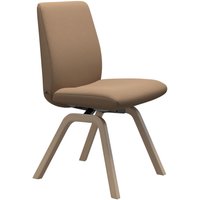 Stressless Polsterstuhl "Laurel", Microfaser DINAMICA, Low Back, Größe L, mit schräggestellten Beinen in Eiche natur von Stressless