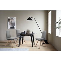 Stressless Polsterstuhl "Laurel" () Low Back, Größe M, mit schräggestellten Beinen in Eiche natur von Stressless