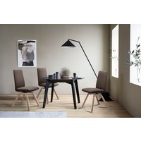 Stressless Polsterstuhl "Laurel" () Low Back, Größe M, mit schräggestellten Beinen in Schwarz von Stressless