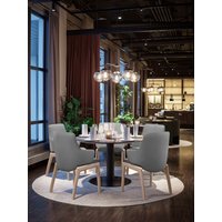 Stressless Polsterstuhl "Laurel" () Low Back mit Armlehne, Größe L, mit abgerundeten Beinen in Eiche natur von Stressless